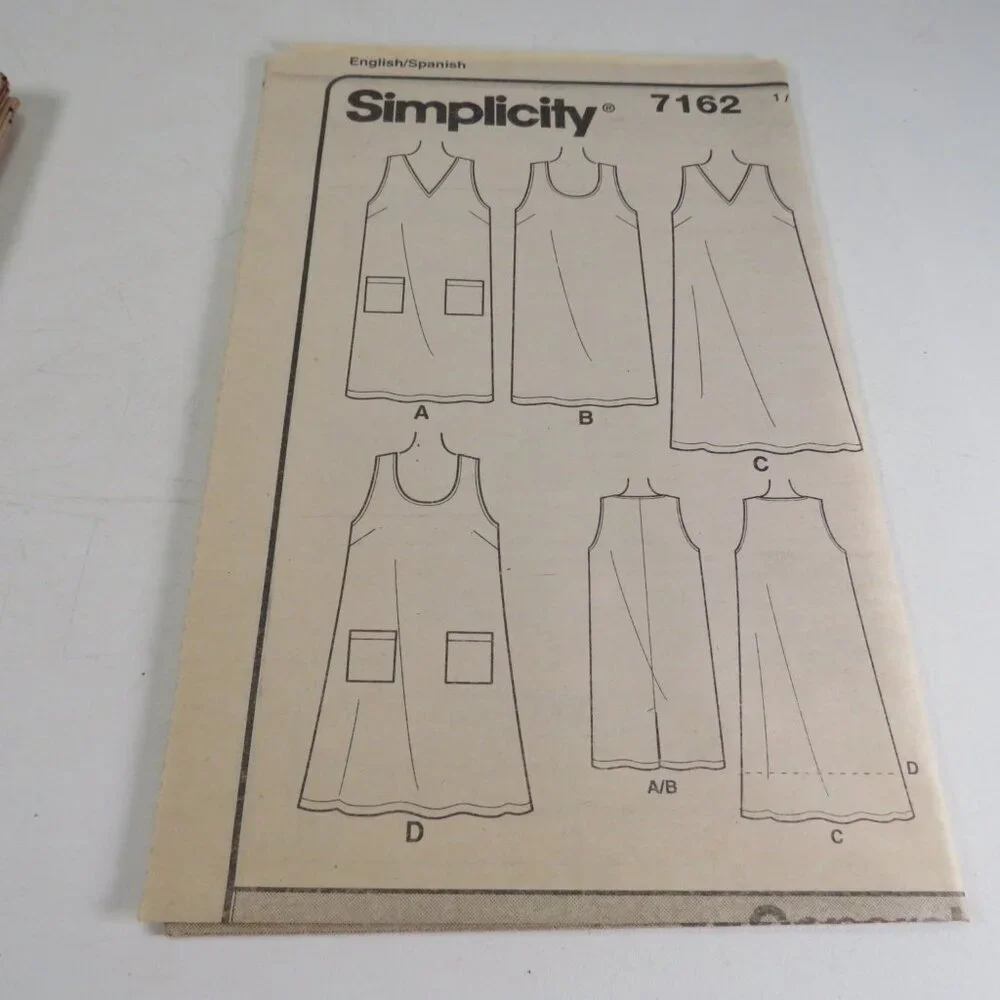 Simplicity 7162 Clothing Pattern Jumper UNCUT EASY (by Mary Duffy) 18W - 24W